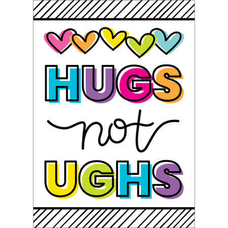 CARSON DELLOSA Kind Vibes Hugs Not Ughs Poster 106041